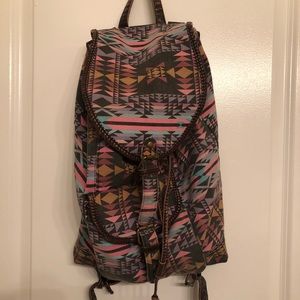 Forever 21 colorful tribal print backpack